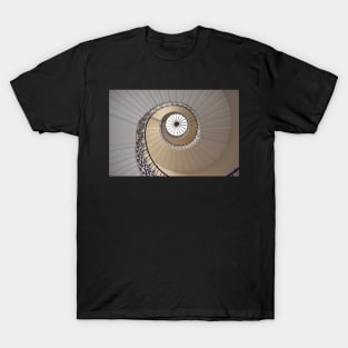 White concrete spiral stairway T-Shirt